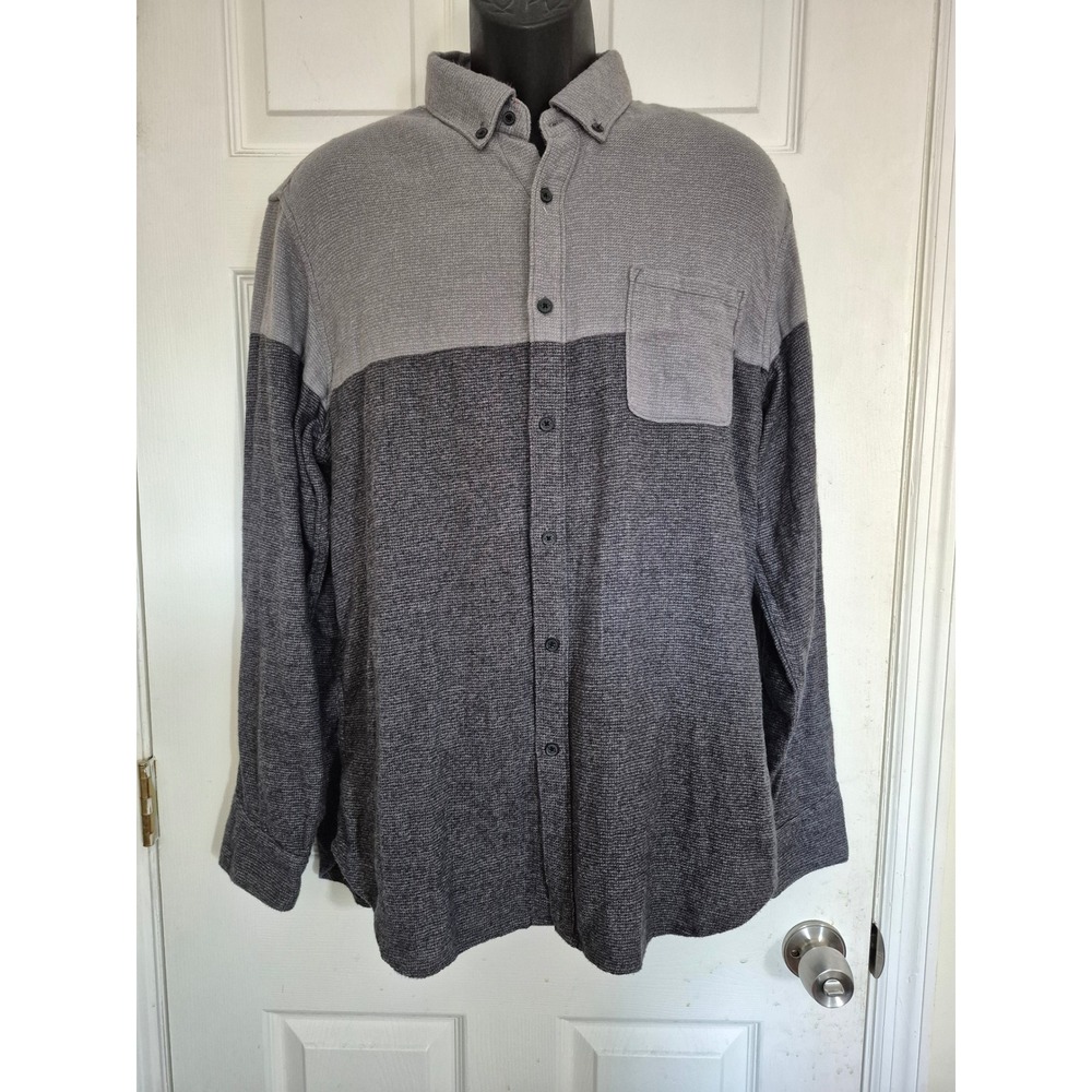HOWE N65 Creative Workforce Mens XL Colorblock‎ Long Sleeve Button Down Shirt